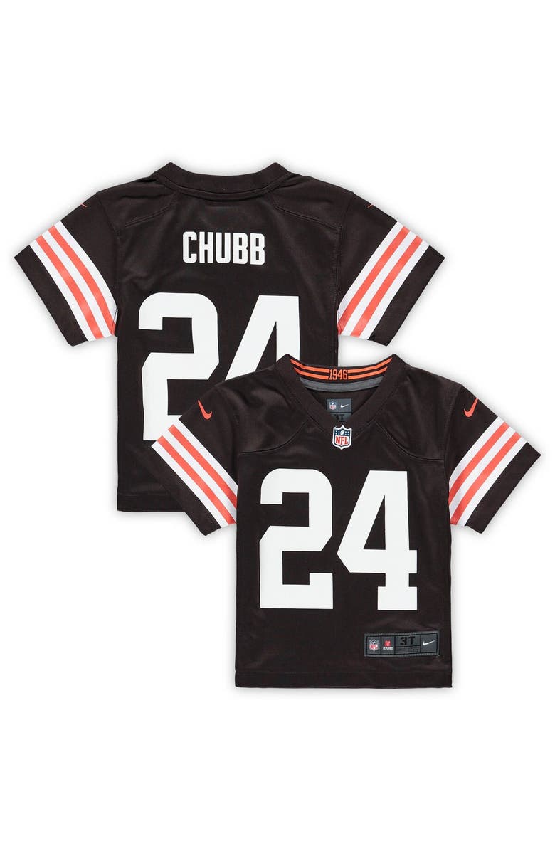 Nike Toddler Nike Nick Chubb Brown Cleveland Browns Game Jersey, Main, color, 