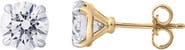 LuvMyJewelry Nisara 3 Ct TW Lab Grown Round Diamond Studs 14K Gold Earrings