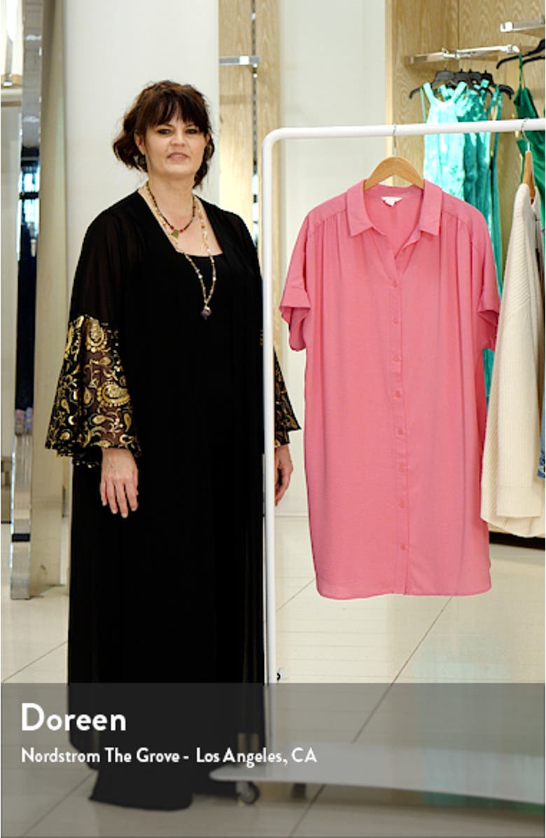 Short Sleeve Shirtdress, sales video thumbnail