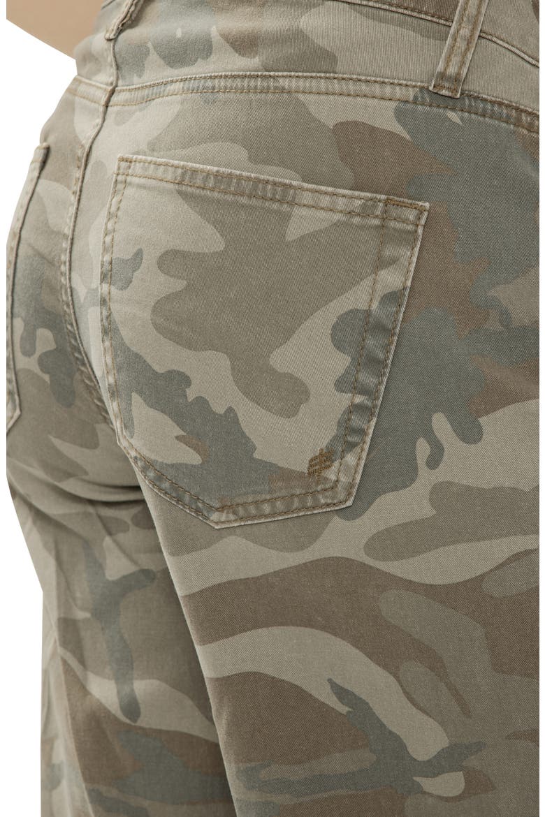 Suki Ankle Wide Leg Jeans, Alternate, color, CAMO