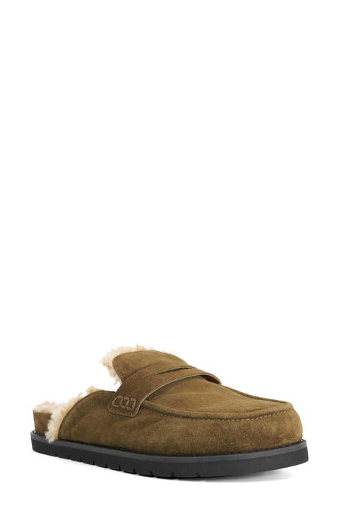 Goldy Faux Shearling Lined Mule