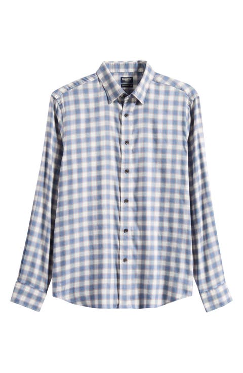 The Movement Stretch Cotton Blend Twill Button-Up Shirt