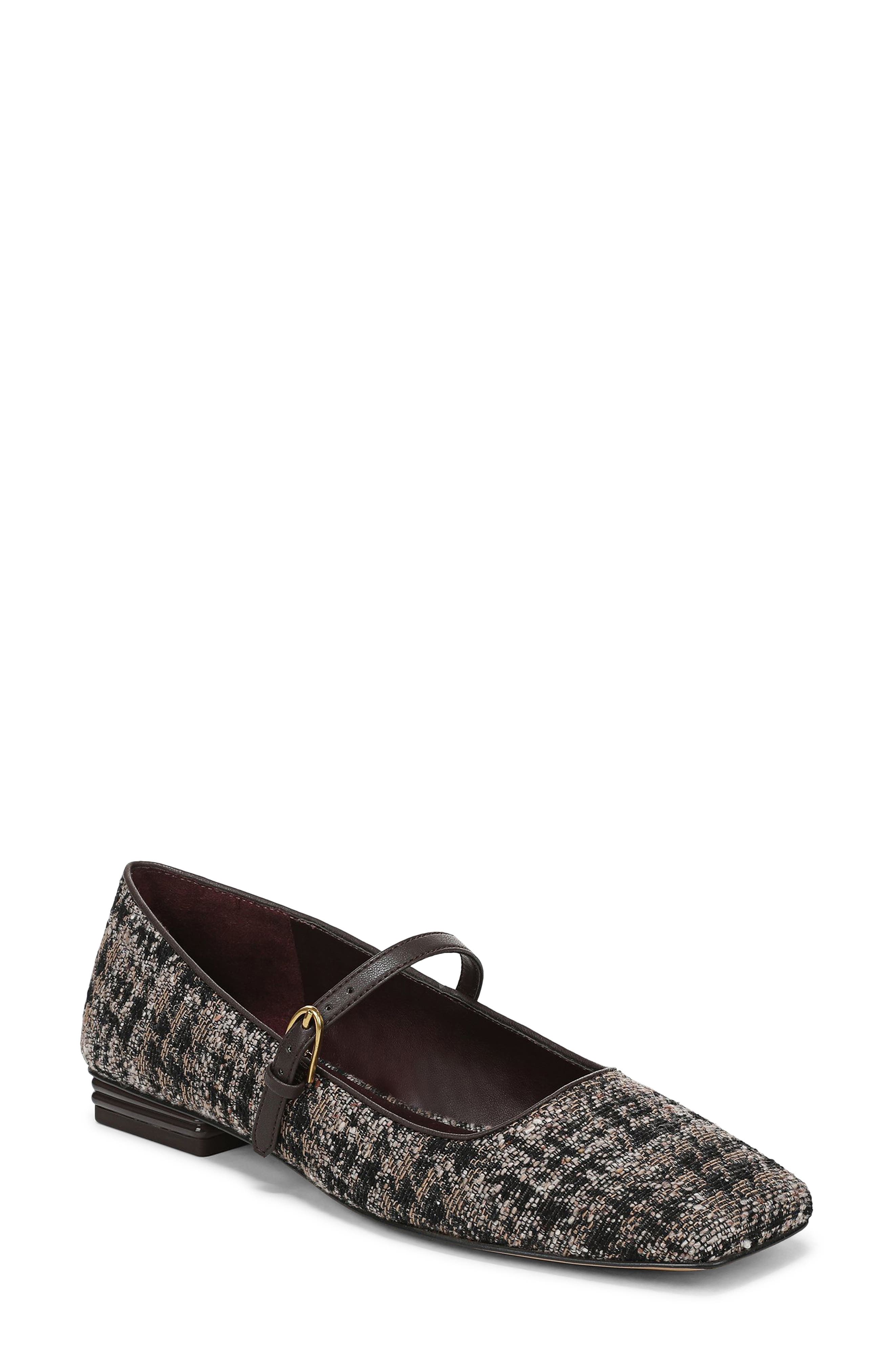 Franco Sarto Tinsley Mary Jane Flat, Main, color, Black