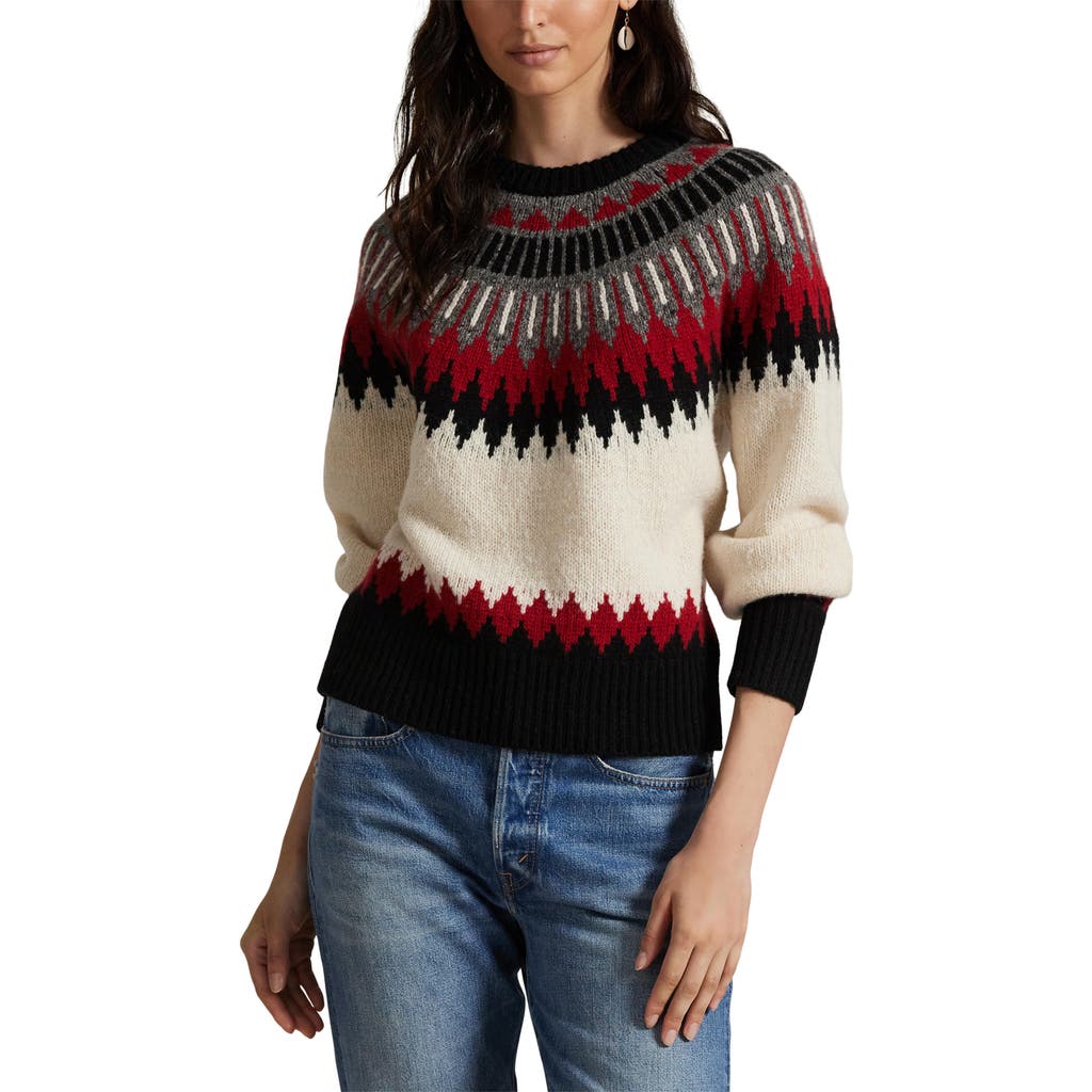 Polo Ralph Lauren Fair Isle Wool & Cashmere Sweater In Multi