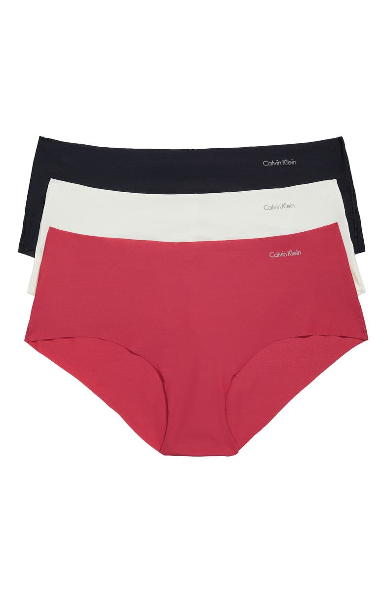Calvin Klein Invisibles 3-Pack Hipster Briefs, Main, color,