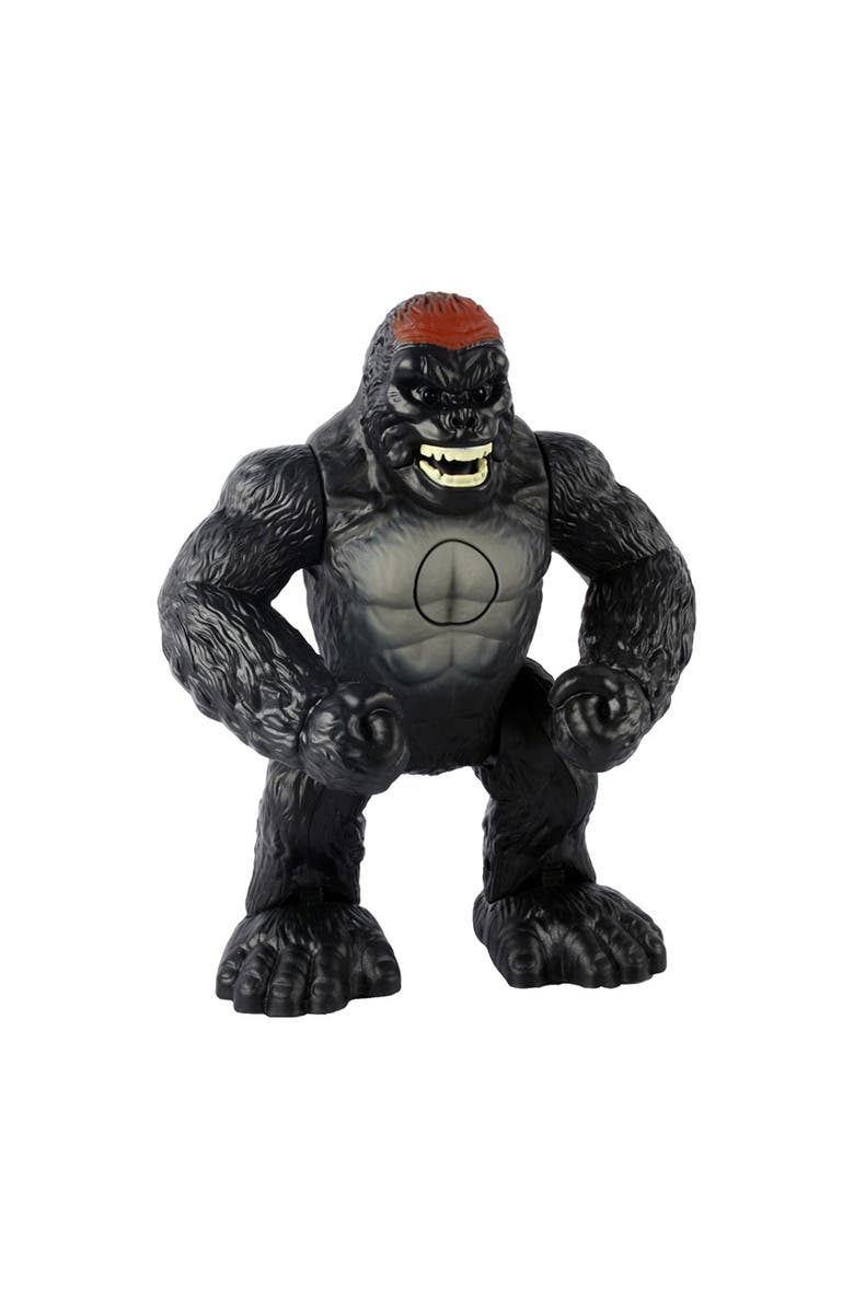 Red Box Walking Gorilla with Light 
Sound, Alternate, color, Gray