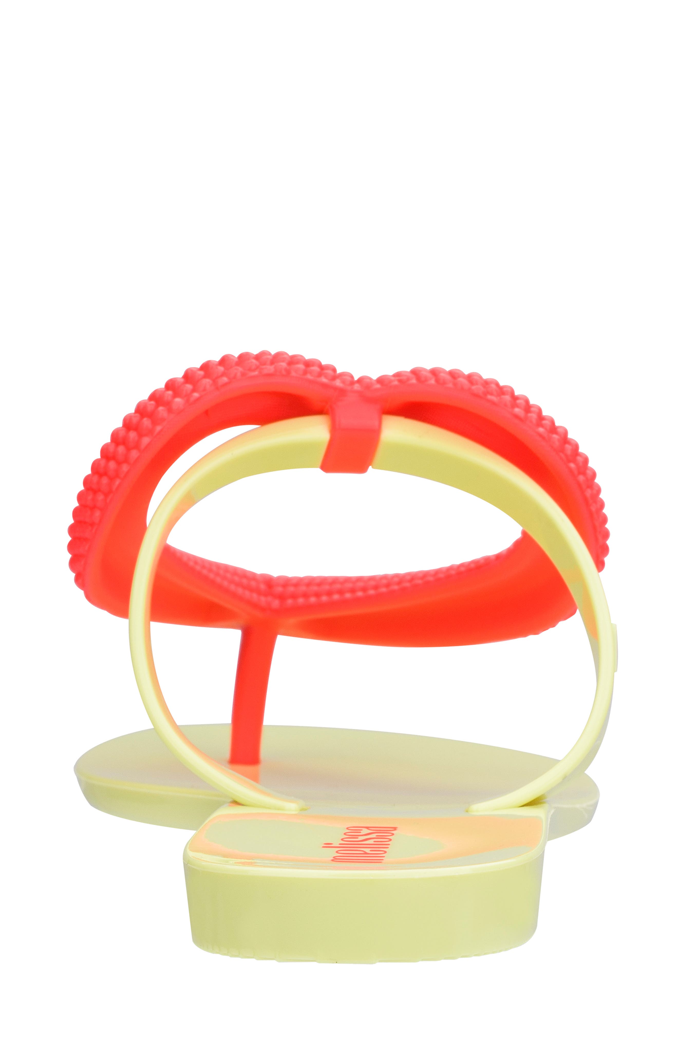 Melissa Big Heart Flip Flop, Alternate, color, 