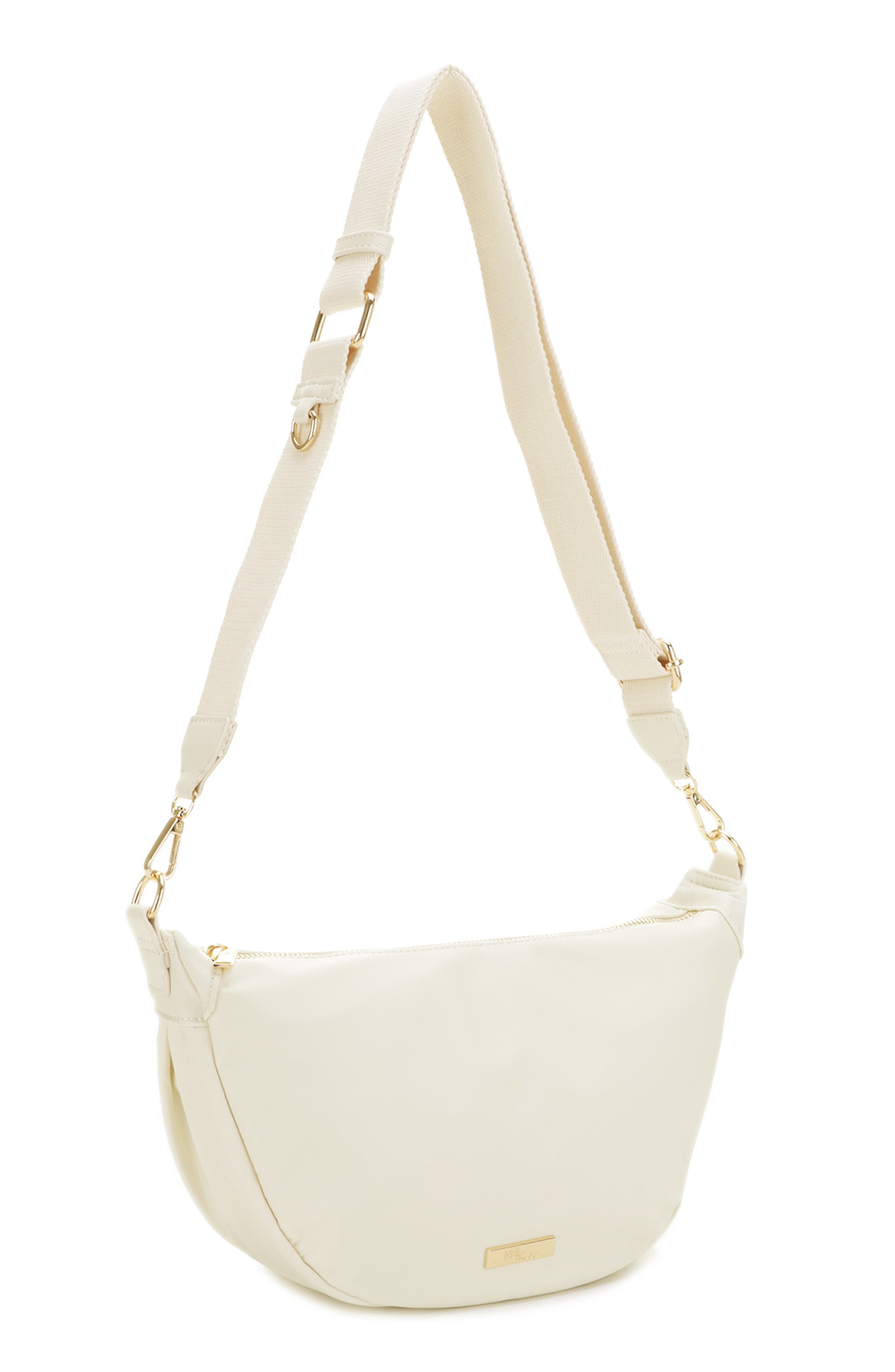 Bre Nylon Sling Crossbody Bag, Alternate, color, BONE