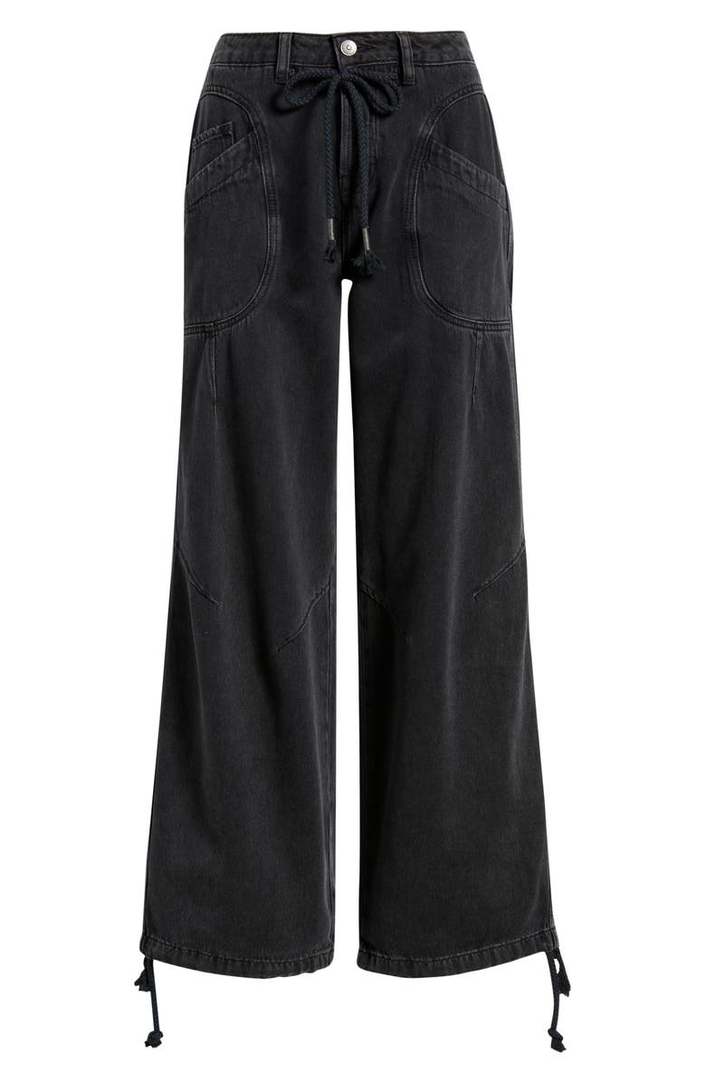 Free People Love Language Wide Leg Jeans, Main, color, Hideaway
