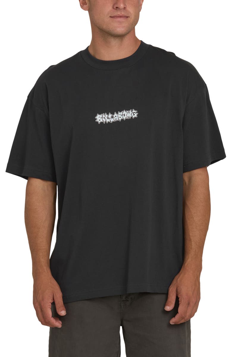 Billabong Marrow OG Graphic T-Shirt, Main, color, Washed Black