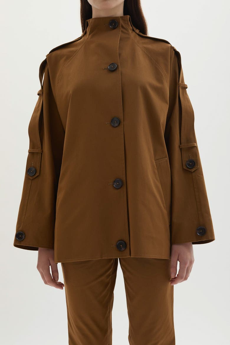 Sara Trench, Main, color, Olive