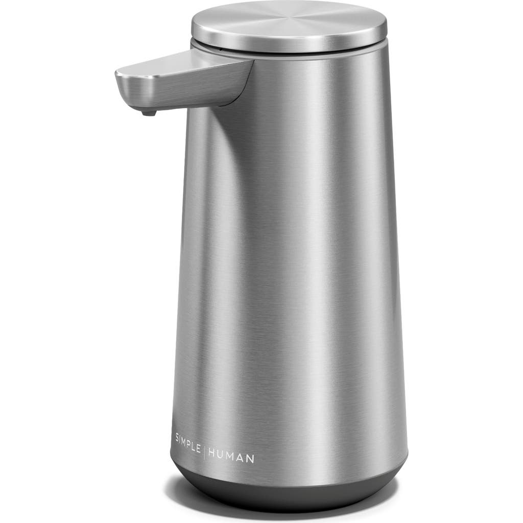 Simplehuman Rechargeable Sensor Pump Foam Soap Dispenser In Silver