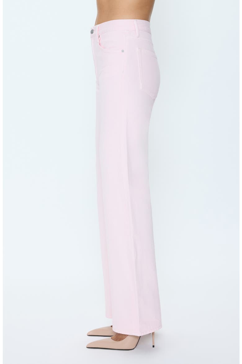 Larsen High Waist Wide Leg Jeans, Alternate, color, BLUSH