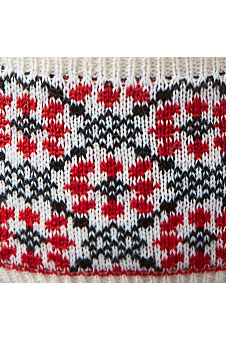 Winter Sketches Flower Sweater Mug Red Blue Bone China, Alternate, color, Multicolored