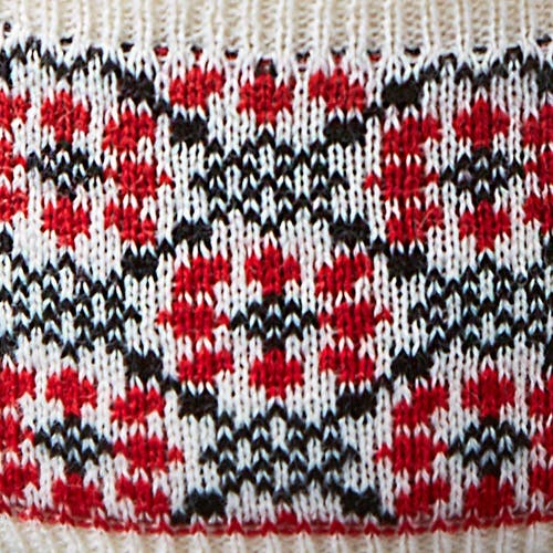 Tag Winter Sketches Flower Sweater Mug Red Blue Bone China In Multi