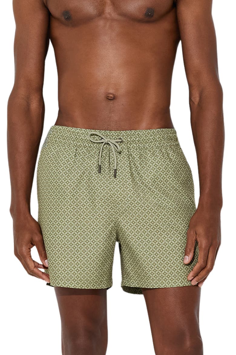 Oreint Swim Trunks, Main, color, SAGE GREEN