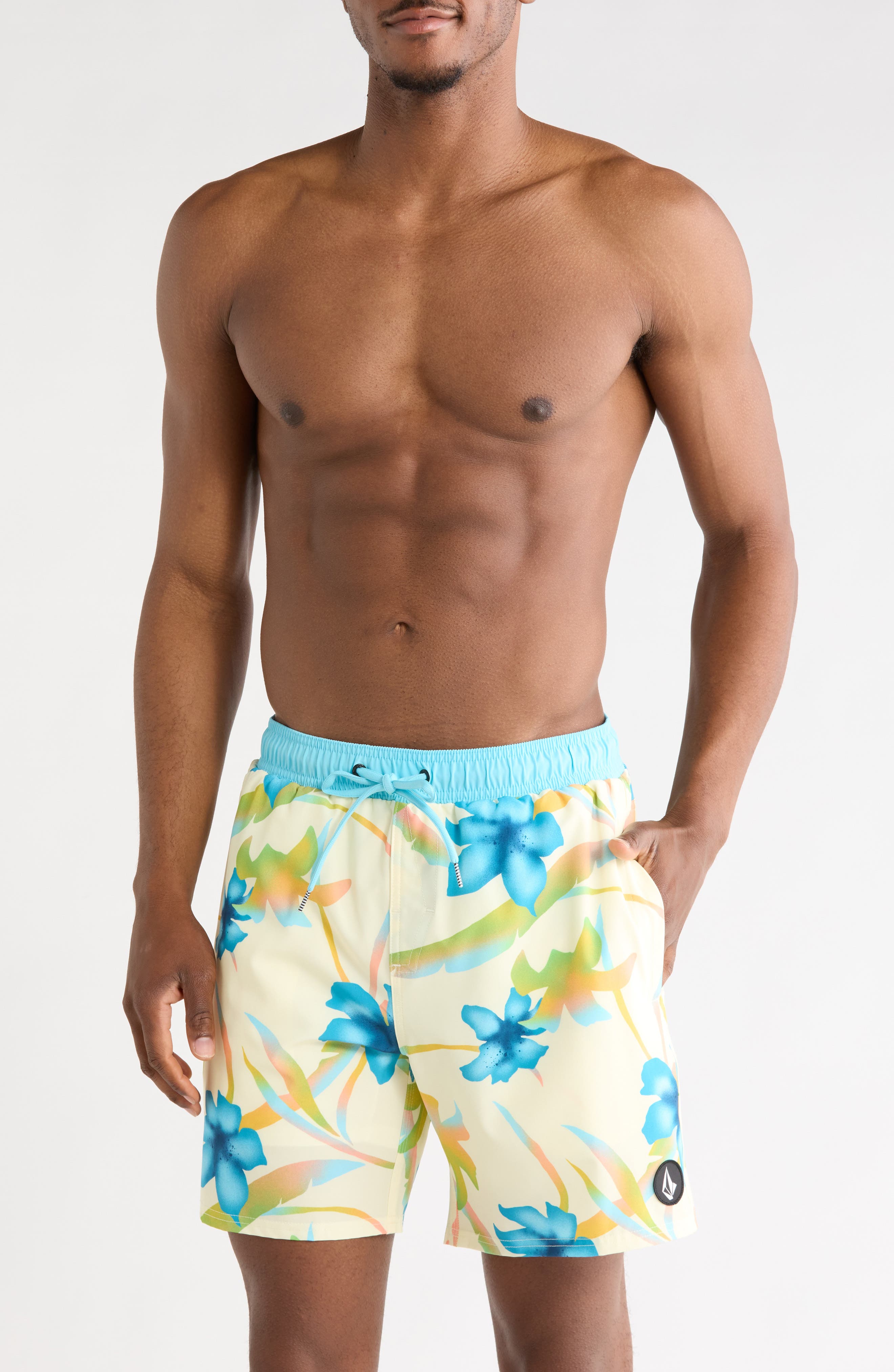 Volcom Manic Print Swim Trunks