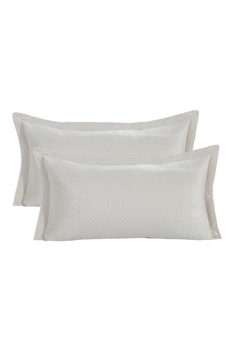 ENCHANTE HOME Quilted Sham Set, Main, color, BEIGE