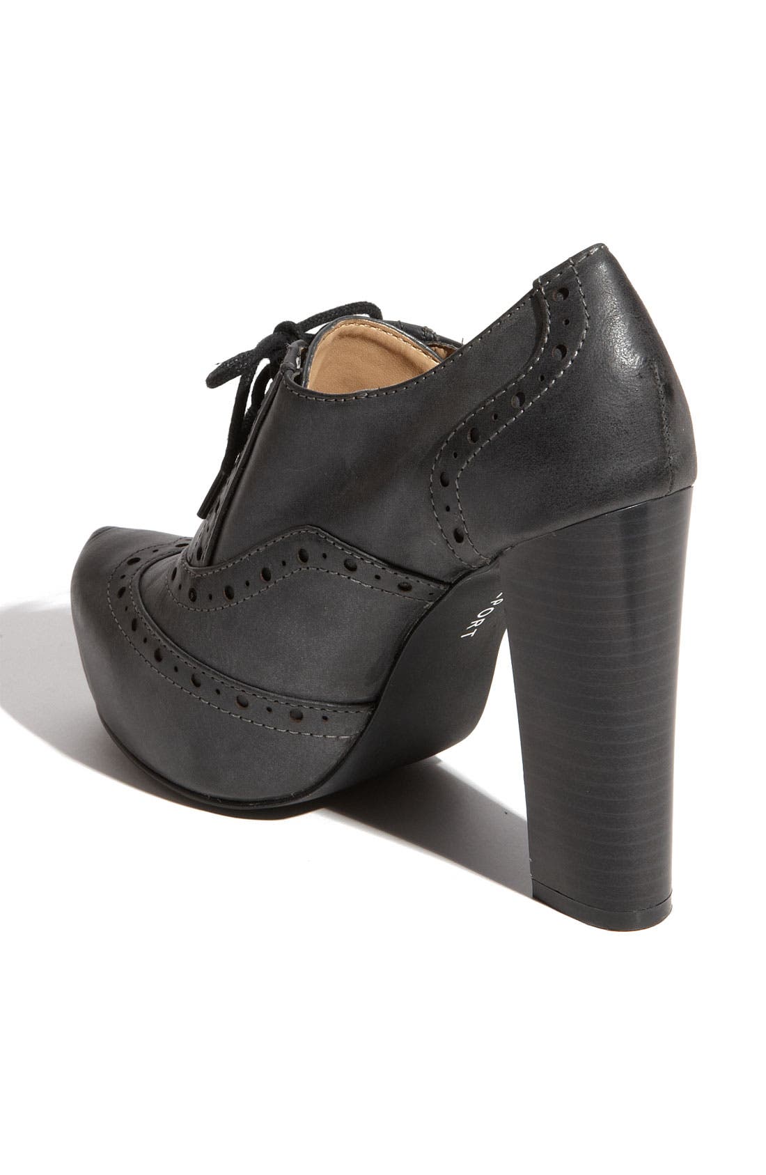 'Lance' Oxford Platform, Alternate, color, BLACK LEATHER