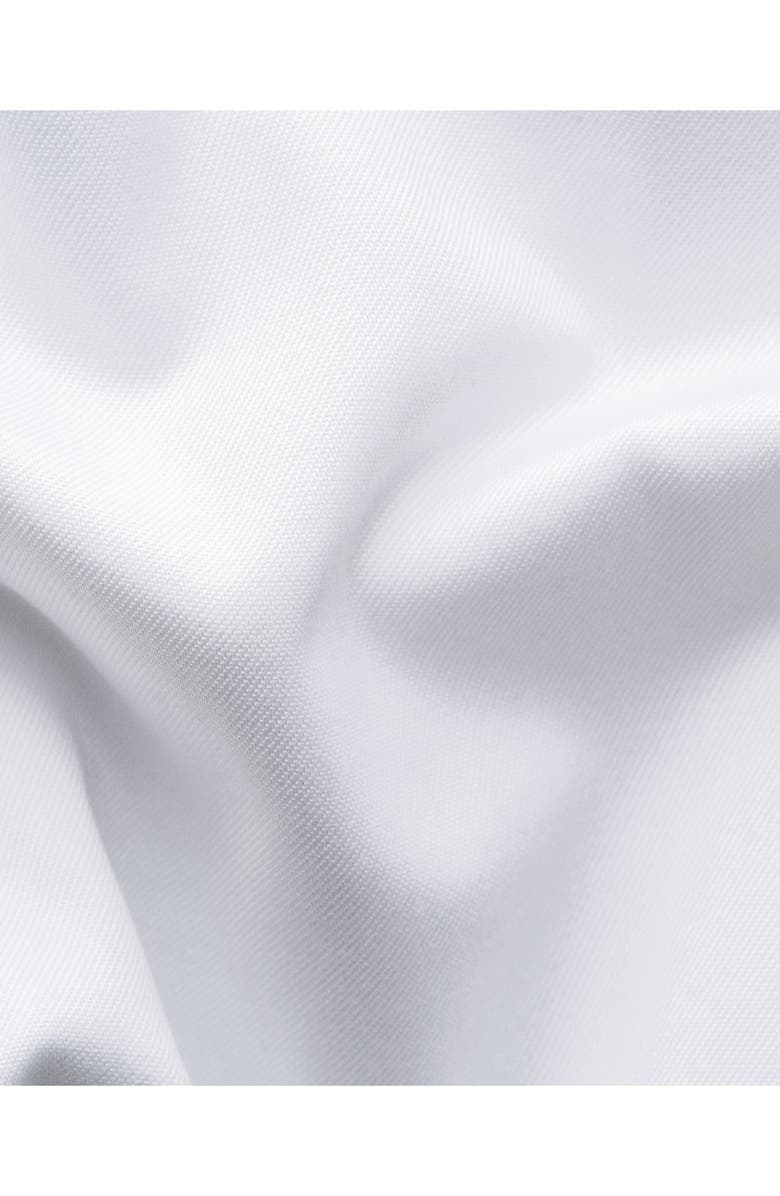 Eton Contemporary Fit Geometric Twill Dress Shirt, Alternate, color, White