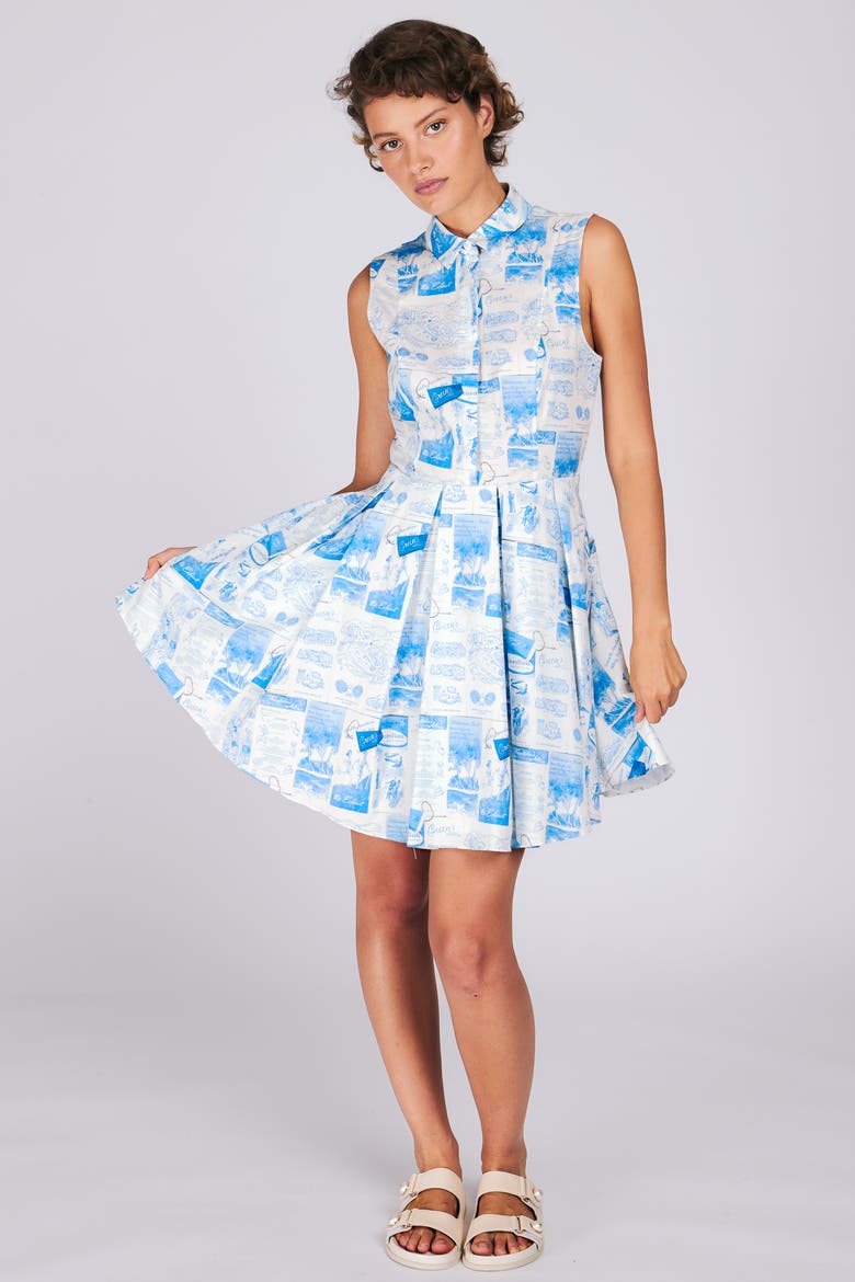 Radley Shirtdress, Alternate, color, Borscht Brochures