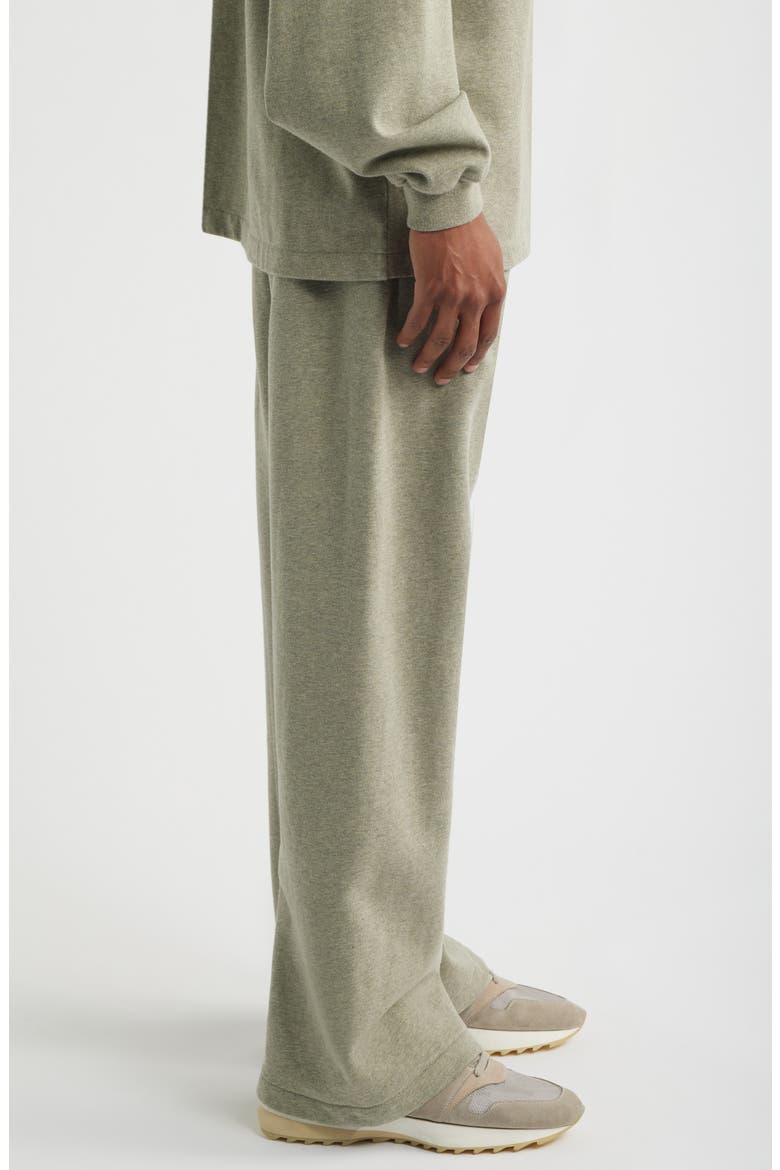 Signature Flare Sweatpants, Alternate, color, WASHED SEAL HEATHER