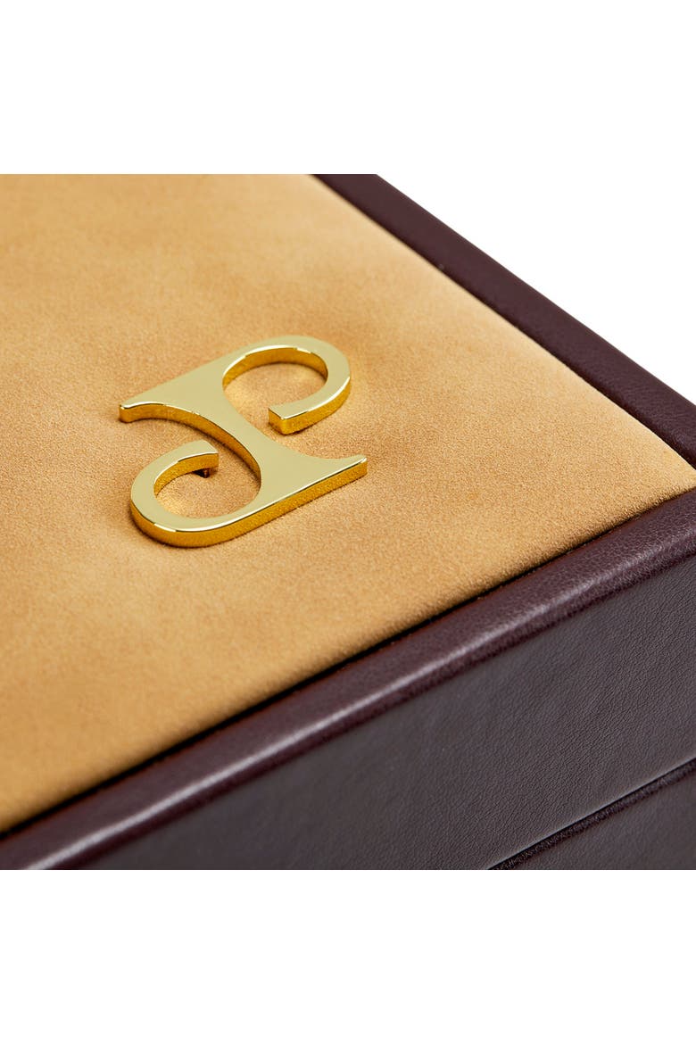 Ida Travel Zip Jewelry Portfolio, Alternate, color, Chestnut