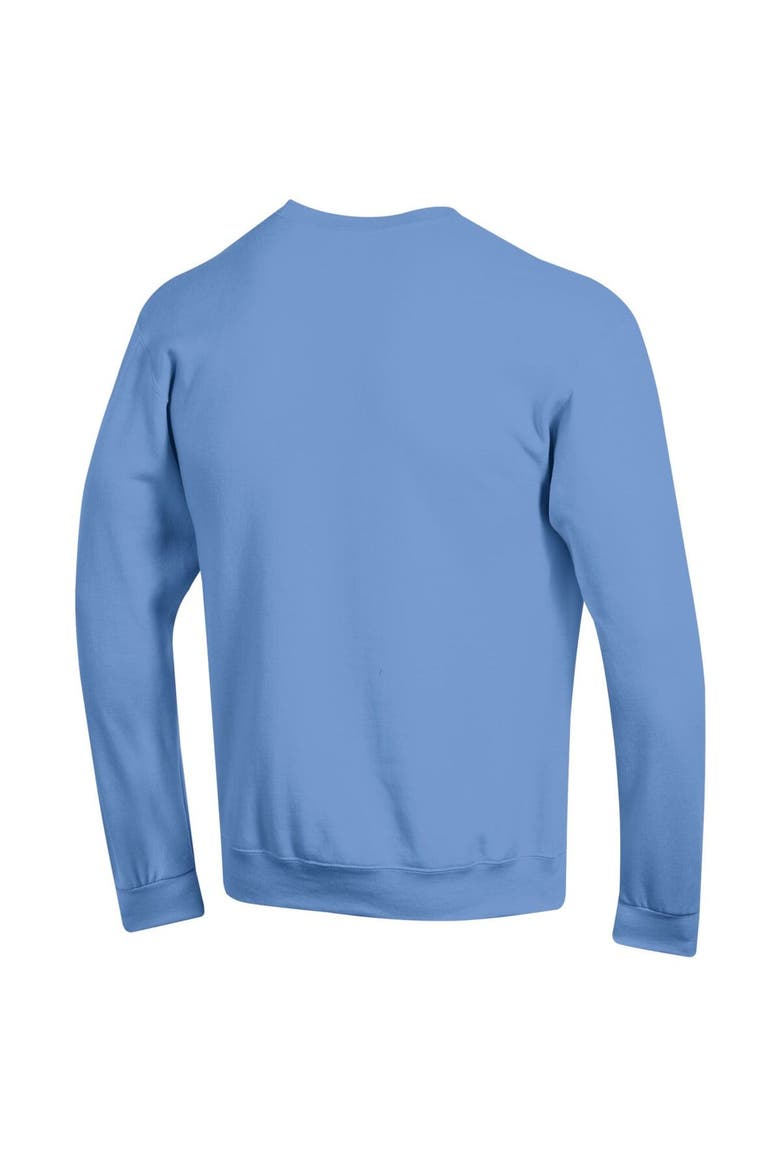 Men's Champion  Powder Blue Ole Miss Rebels Basic Arch Fleece Pullover Sweatshirt, Alternate, color, Powder Blue