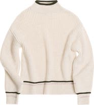 MANGO Perkins Rib Sweater