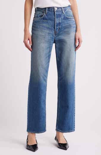 MOUSSY VINTAGE Lyndhurst High Waist Ankle Straight Leg Jeans