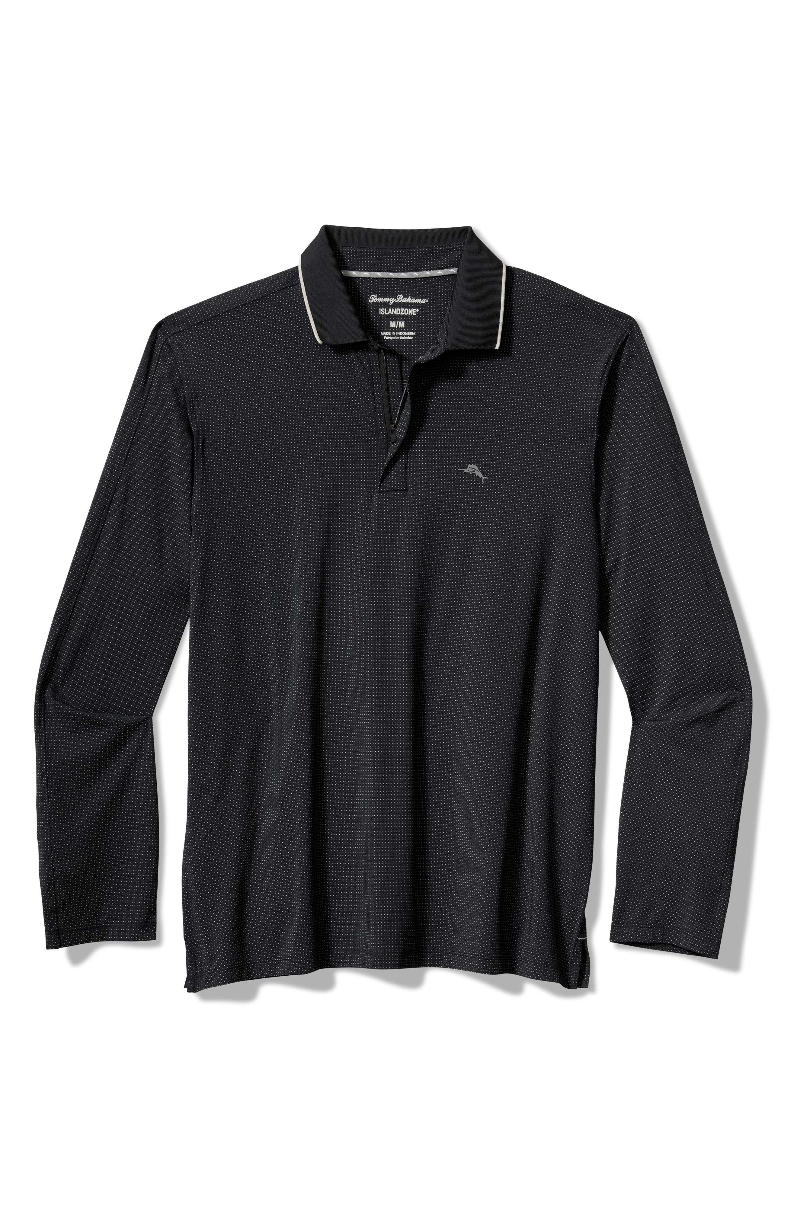 Tommy Bahama Palm Desert Half Zip Polo Shirt