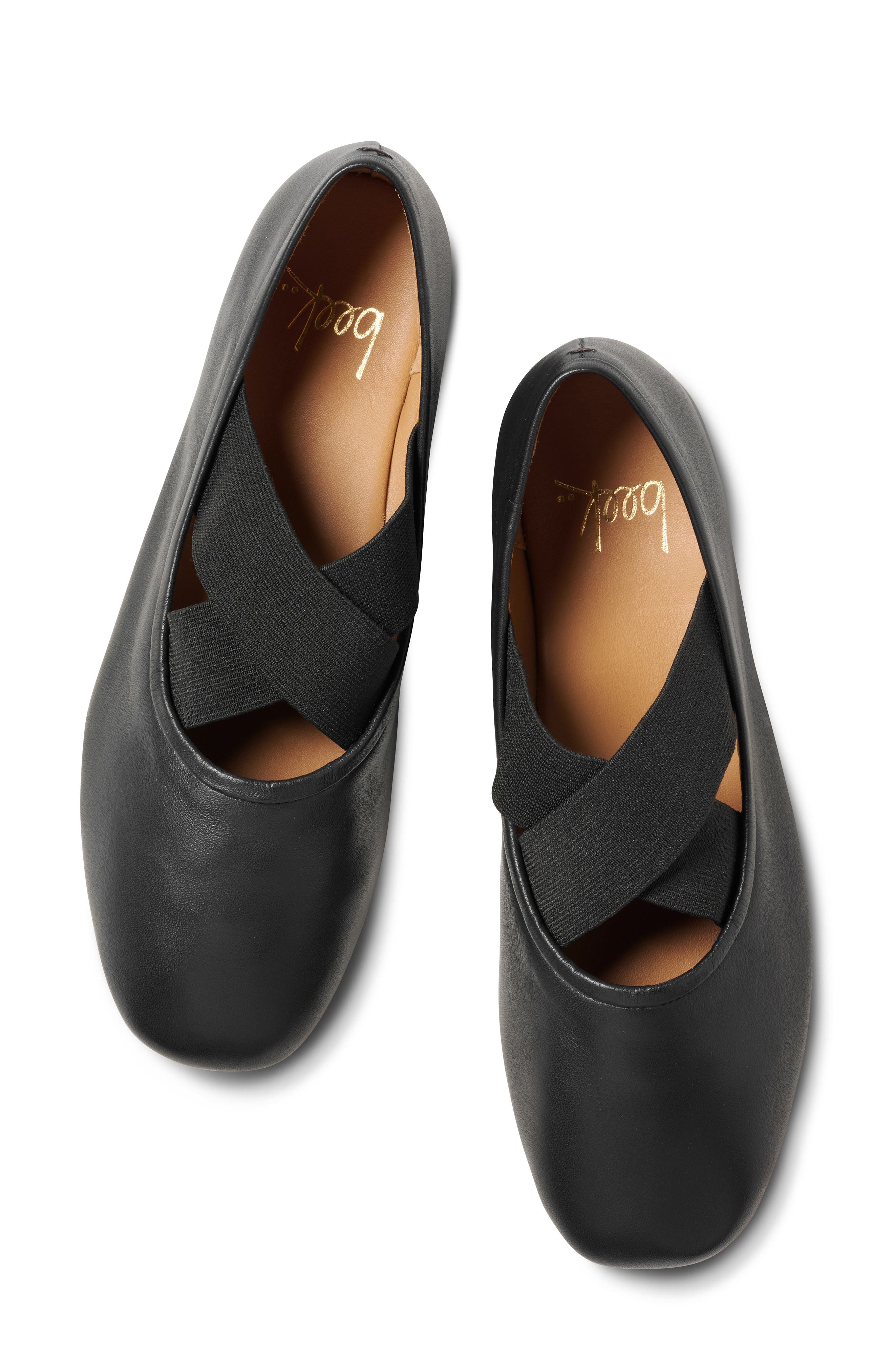 Serin Mary Jane Flat, Alternate, color, BLACK