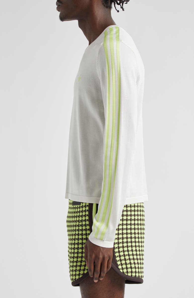 ADIDAS X WALES BONNER x Wales Bonner 3-Stripes Long Sleeve T-Shirt, Alternate, color,