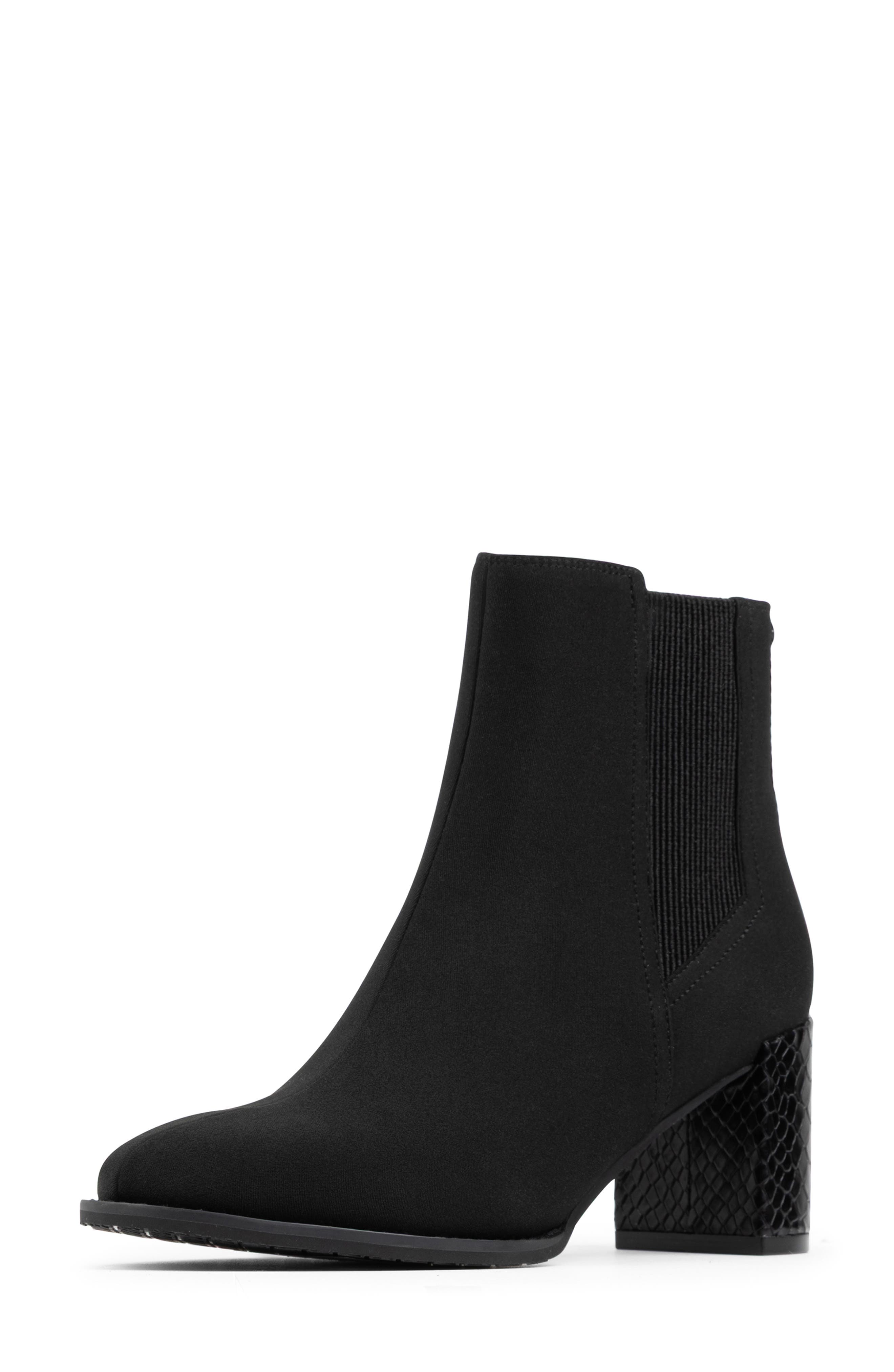 Donald Pliner City Mid Bootie, Alternate, color, Black Suede