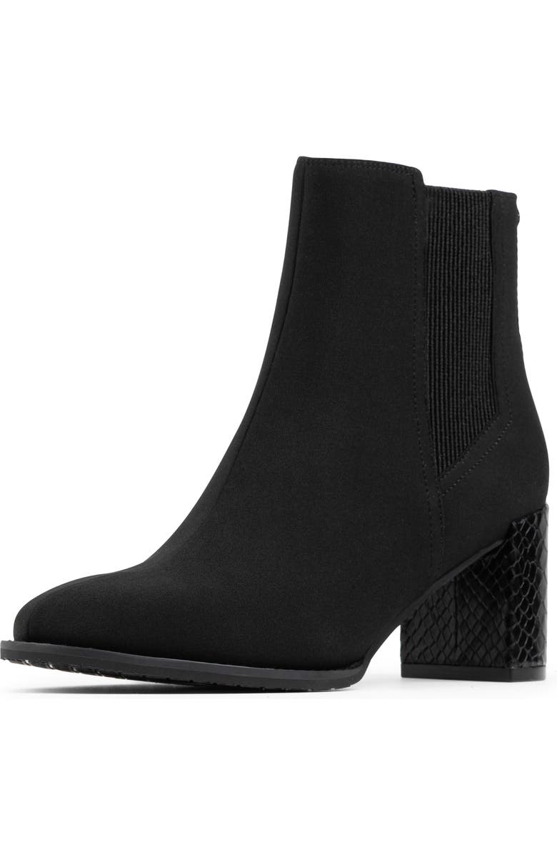 Donald Pliner City Mid Bootie, Alternate, color, Black Suede