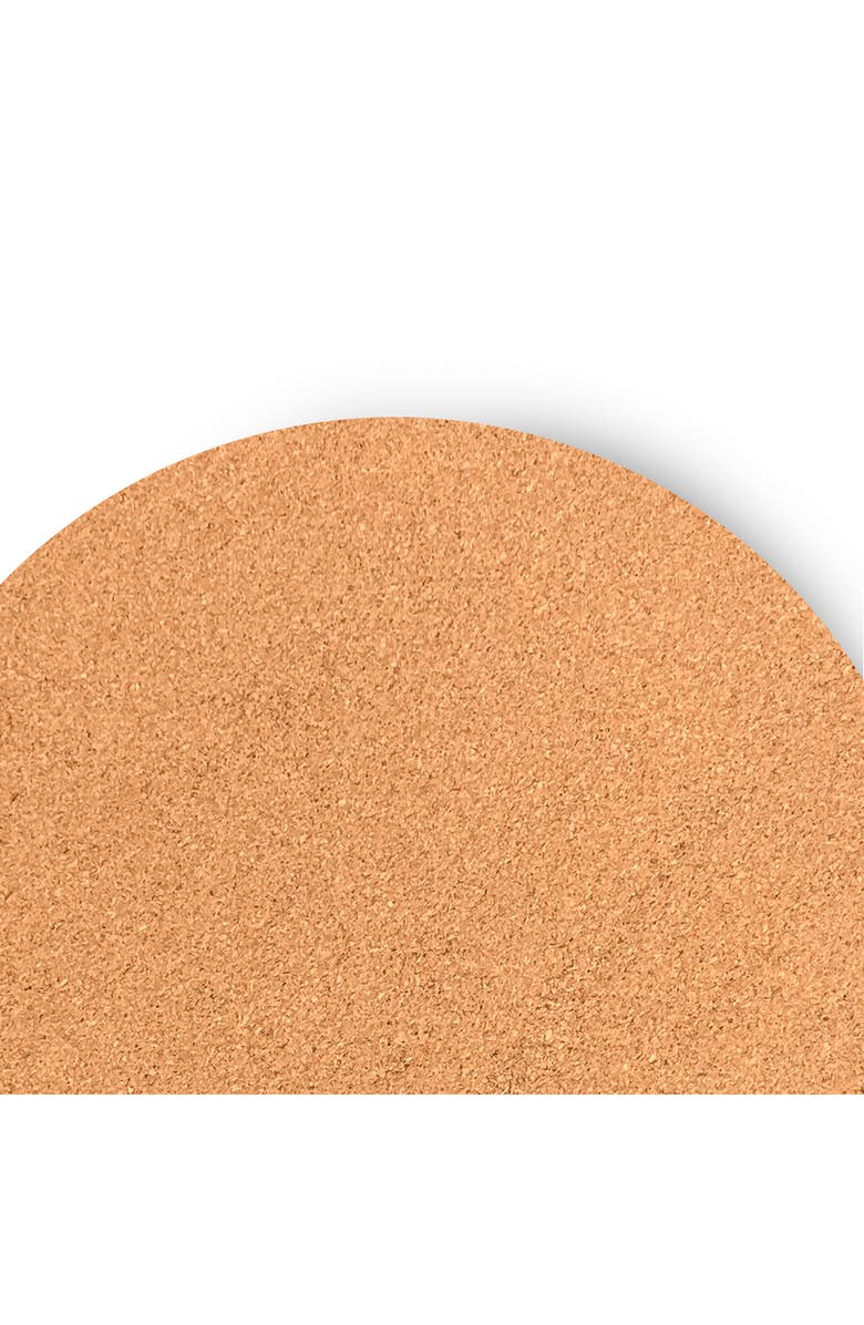 DAINTY HOME Marble Print 16-Piece Placemat & Coaster Set, Alternate, color, Silver