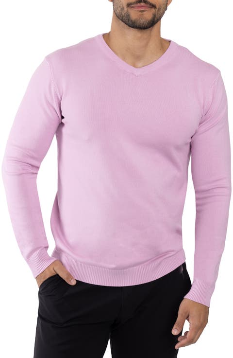 V-Neck Rib Knit Sweater