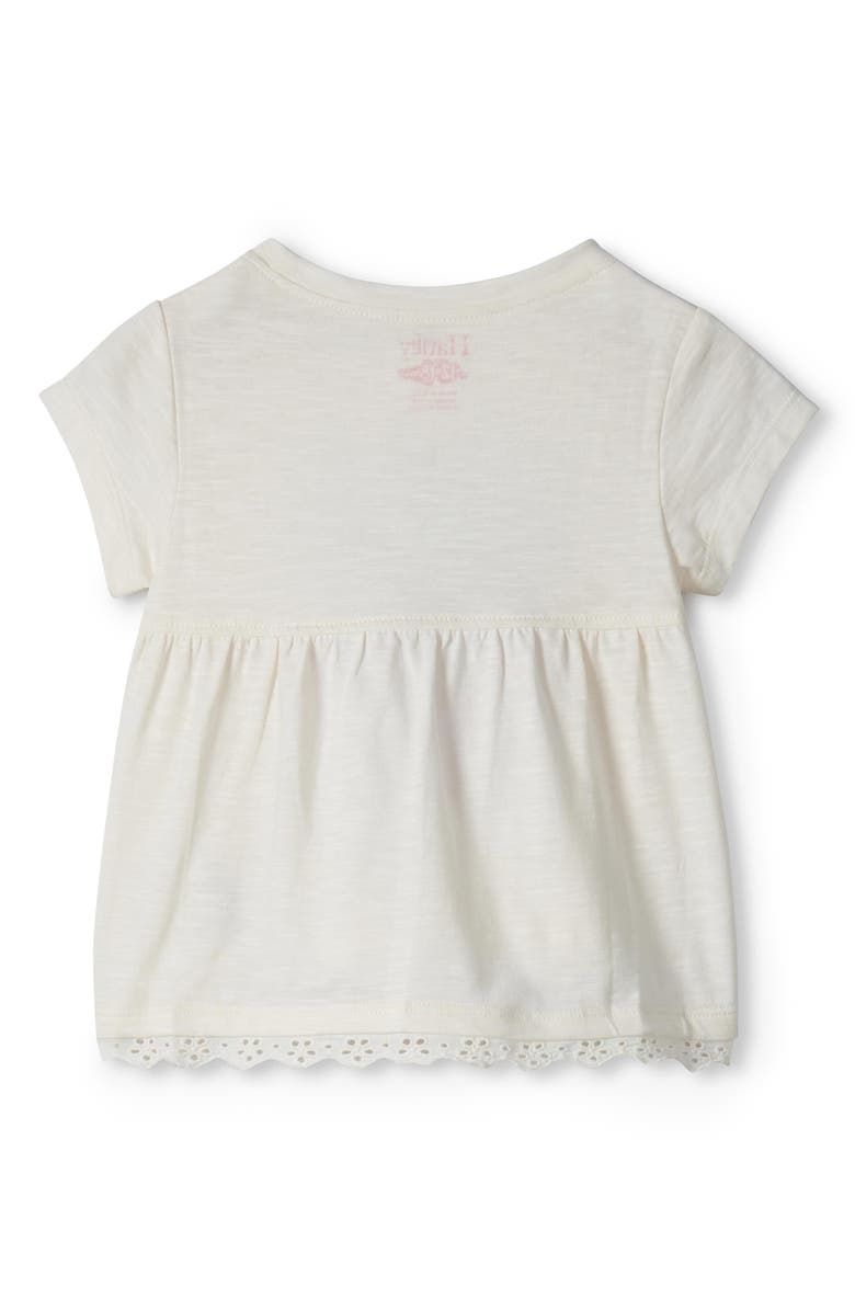 Hatley Kids' Raspberry Appliqué T-Shirt & Shorts, Alternate, color, Natural