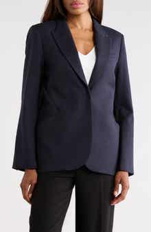 TWP Perfect Peak Lapel Wool Blend Blazer