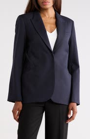TWP Perfect Peak Lapel Wool Blend Blazer