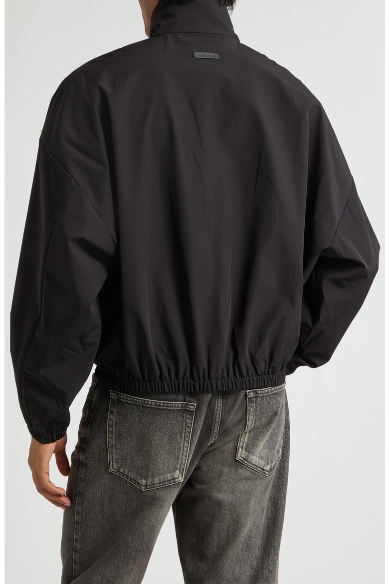 Relaxed Track Jacket, Alternate, color, BLACK BLACK