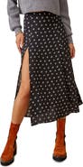 Reformation Zoe Side Slit Midi Skirt