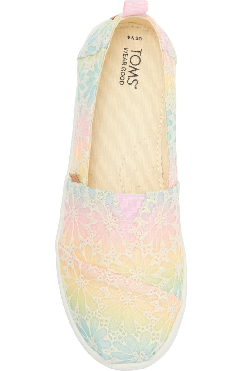 TOMS Kids' Classic Alpargata Ombré Slip-On, Alternate, color,