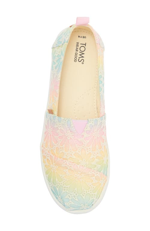 Toms Kids' Classic Alpargata Ombré Slip-on In Pink