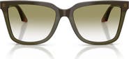 Emporio Armani 55mm Irregular Sunglasses