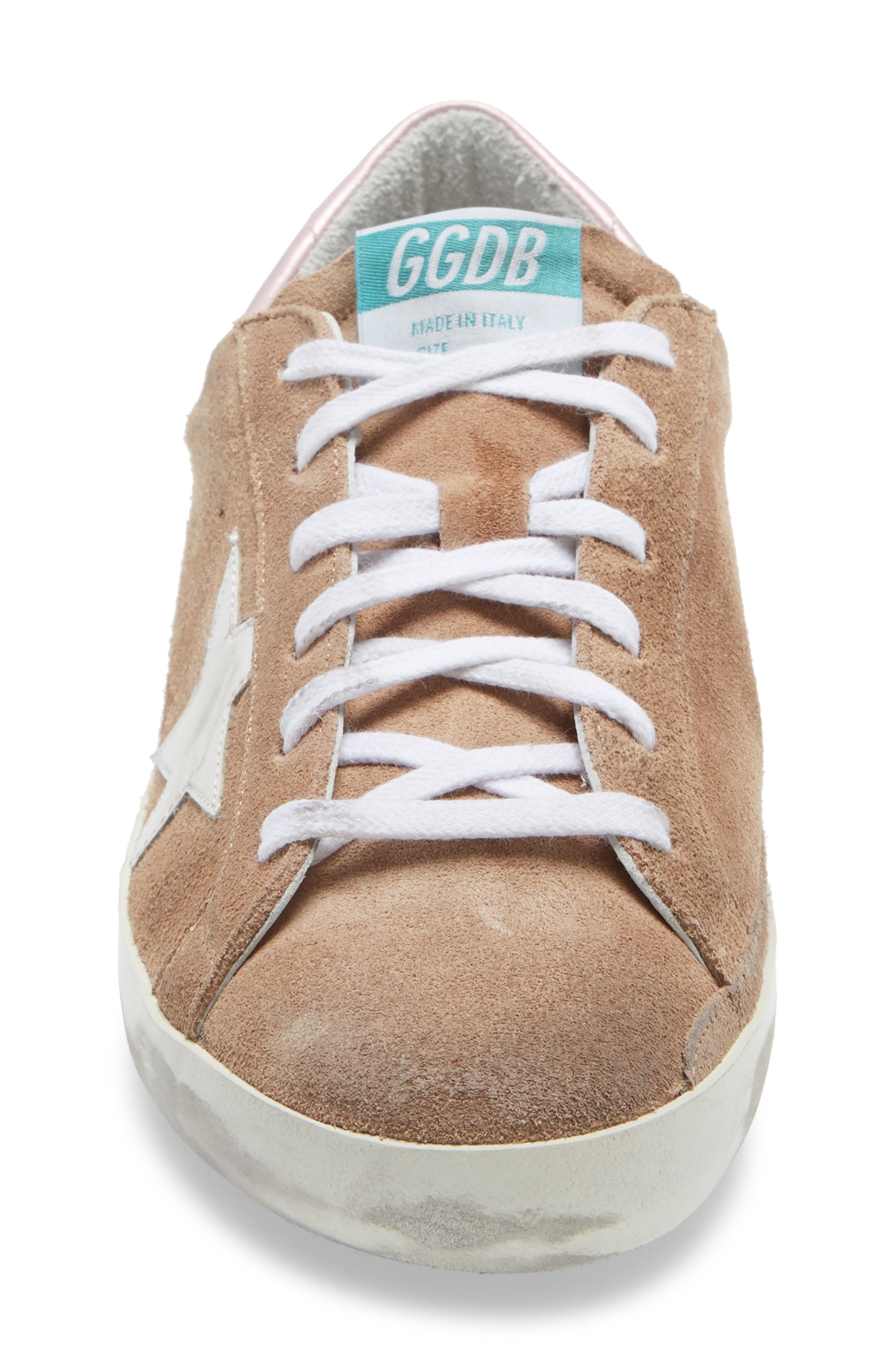 Golden Goose Super-Star Low Top Suede Sneaker, Alternate, color, 