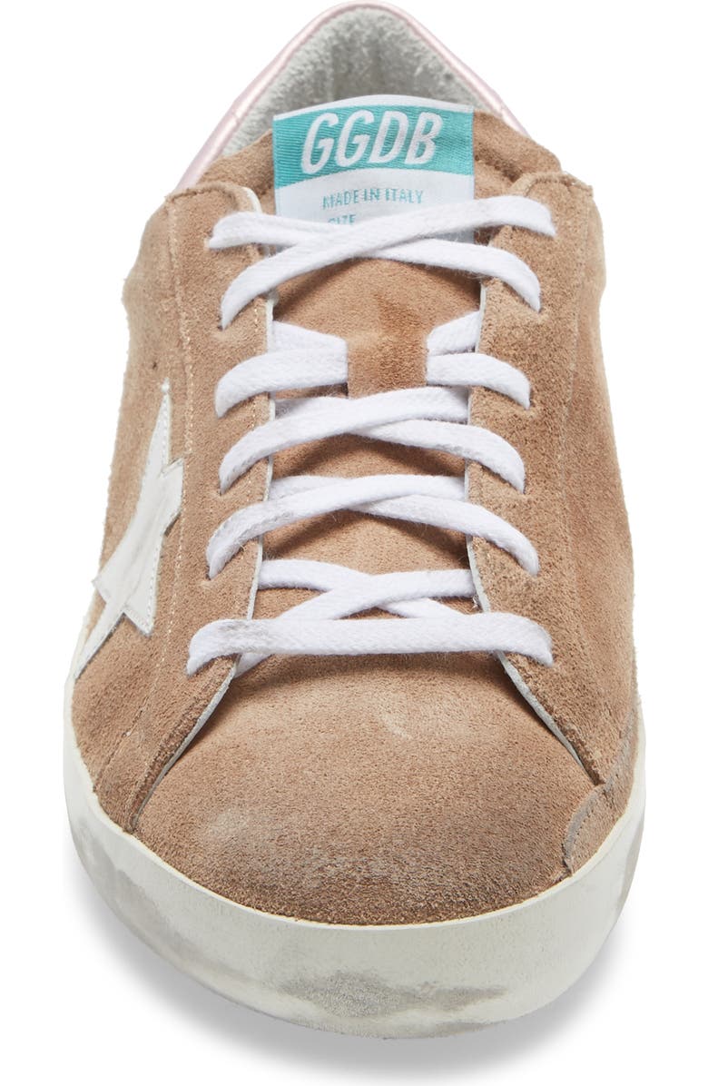 Golden Goose Super-Star Low Top Suede Sneaker, Alternate, color,