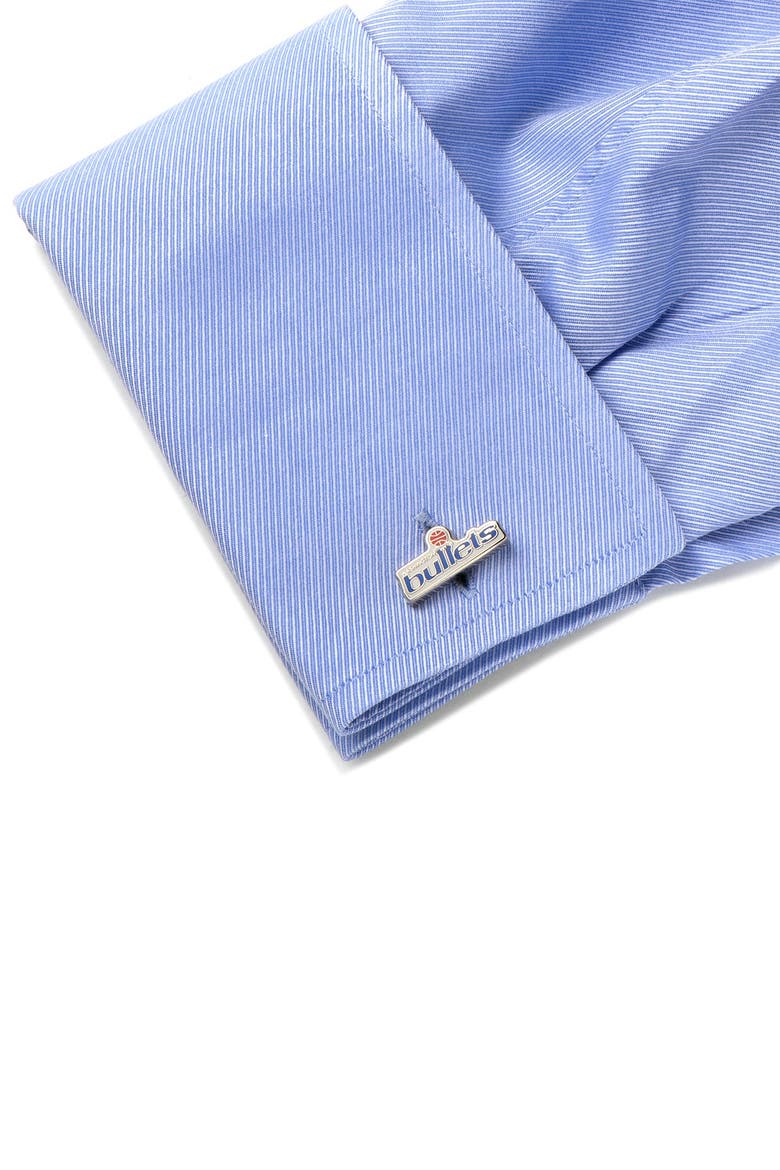 NBA Washington Bullets Cuff Links, Alternate, color, WASHINGTON BULLETS VINTAGE EDI