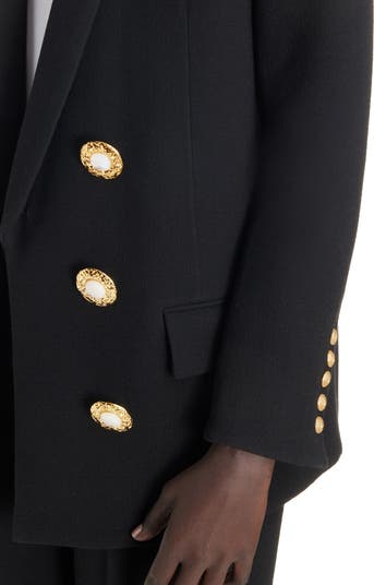 【送料&関税込】Balmain Wool Crepe Open Jacket Balmain Virgin Wool Crepe Jacket | Nordstrom