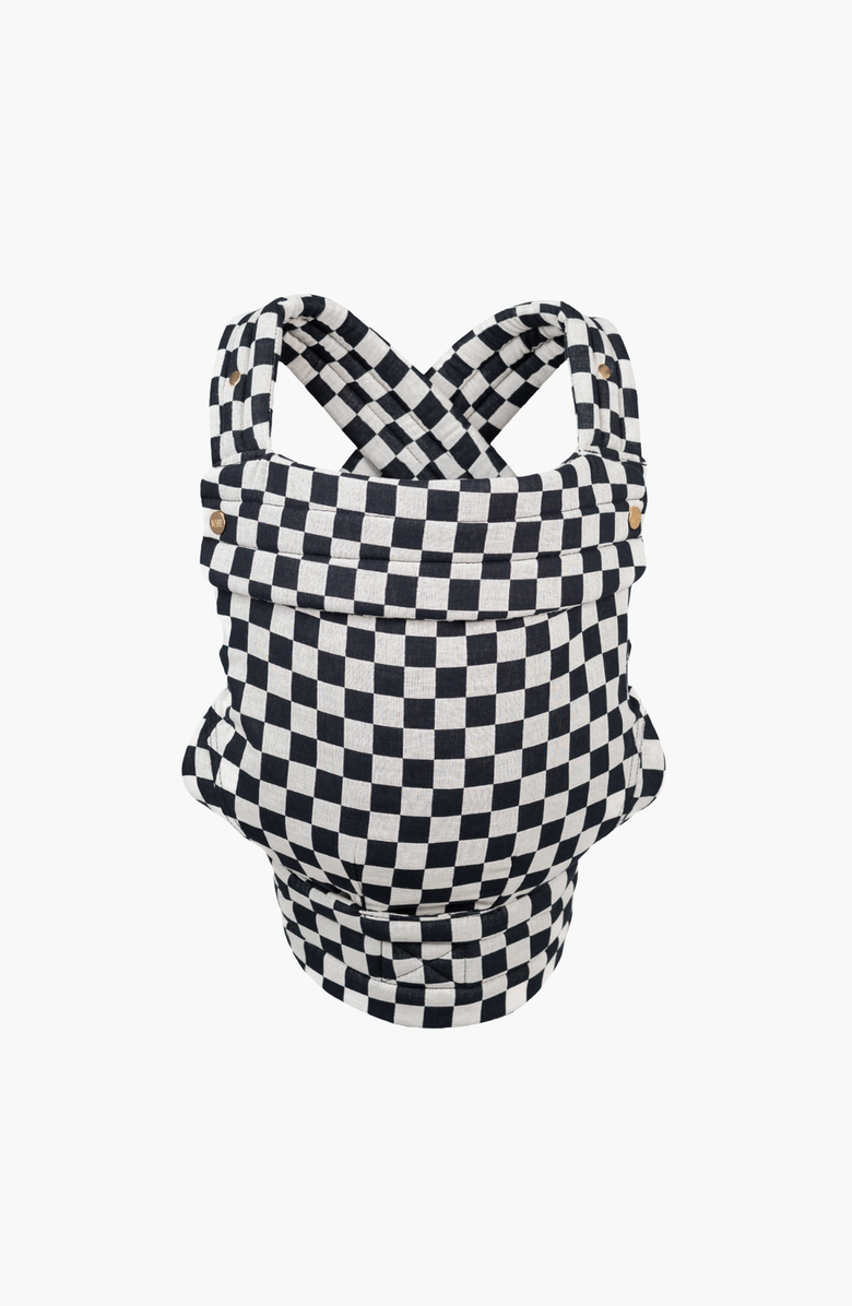 Mabē The Monarch Buckle Baby Carrier, Main, color, Ebony Check